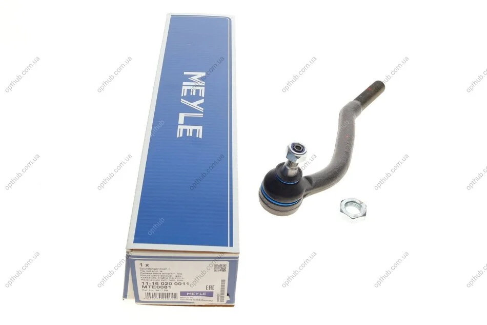 Наконечник тяги рульової (L) Citroen C5 01-08 UA63 MEYLE 11-16 020 0011 (фото 1)
