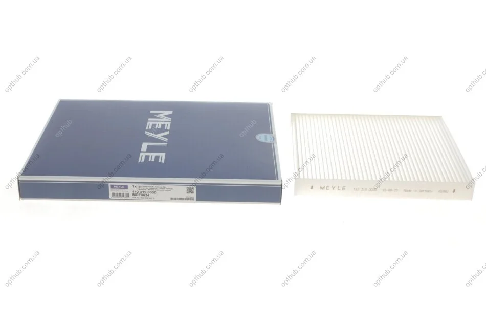 Фільтр салону Skoda Fabia/Roomster 1.2-2.0 99-15/VW Polo 1.2-1.9 01-/Seat Ibiza 1.2-2.0 02- UA63 MEYLE 112 319 0030 (фото 1)