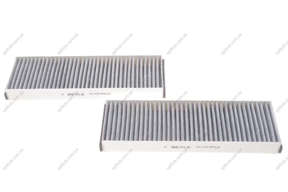 Фільтр салону Audi A6 2.0/2.7TDI 04- (вугільний) (к-кт 2 шт.) (opt-om) MEYLE 112 320 0015/S (фото 1)