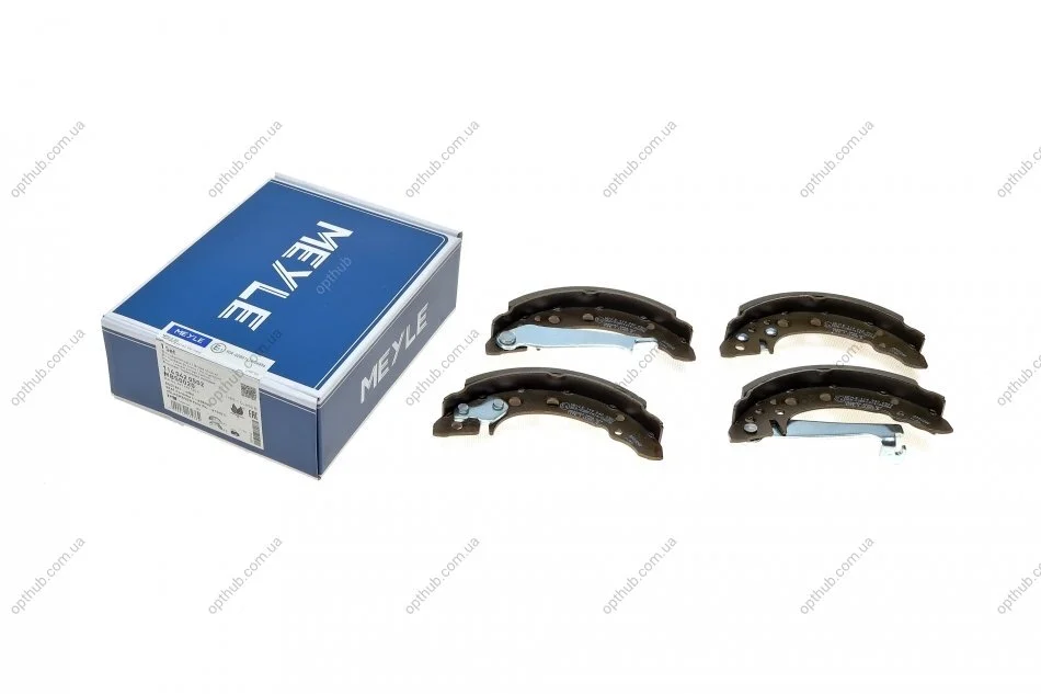Колодки гальмівні (задні) Audi 80/A2/VW Golf I-II/Jetta I-II/Passat/Polo 74-05 (барабанні)(1 UA63 MEYLE 114 042 0502 (фото 1)