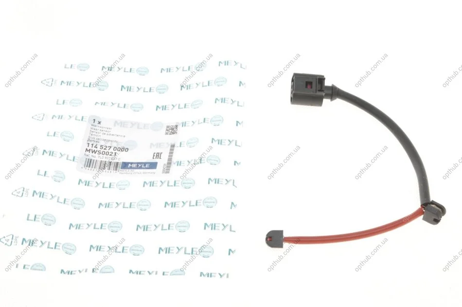 Датчик зносу гальмівних колодок (задніх) VW Touareg 02-10/ Audi Q7 06-15 (opt-om) MEYLE 114 527 0000 (фото 1)