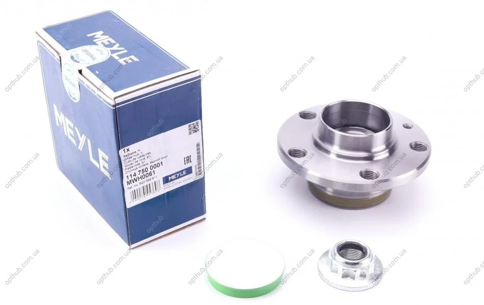 Підшипник маточини (задньої) Skoda Fabia 99-/VW Polo 01- UA63 MEYLE 114 750 0001 (фото 1)