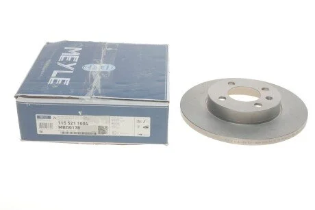 Диск гальмивний (передний) VW Caddy II/III/IV/Passat/Vento 1.4-2.0 88-04 (256x12.9) UA63 MEYLE 115 521 1004