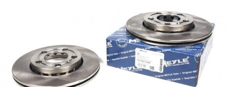 Диск гальмівний (передній) Skoda Octavia/Fabia/VW Polo 1.2-1.4 99- (239x18) UA63 MEYLE 115 521 1056