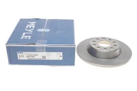 Диск гальмівний (задній) Audi A3/VW Golf/Passat 04-14 (286x12) UA63 MEYLE 115 523 0025
