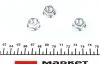Опора кульова AUDI A3, Q3, SEAT LEON, SKODA YETI, VW CADDY III 03-перед. міст праворуч(Вир-во) C.I.U MEYLE 116 010 0034 (фото 2)
