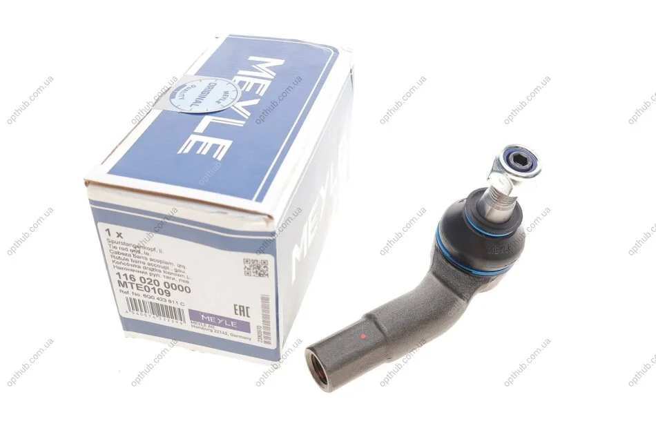 Наконечник тяги рульовой (L) Seat Cordoba/Ibiza/Skoda Fabia/Roomster/VW Polo 01- (M14x1,5) UA63 MEYLE 116 020 0000 (фото 1)