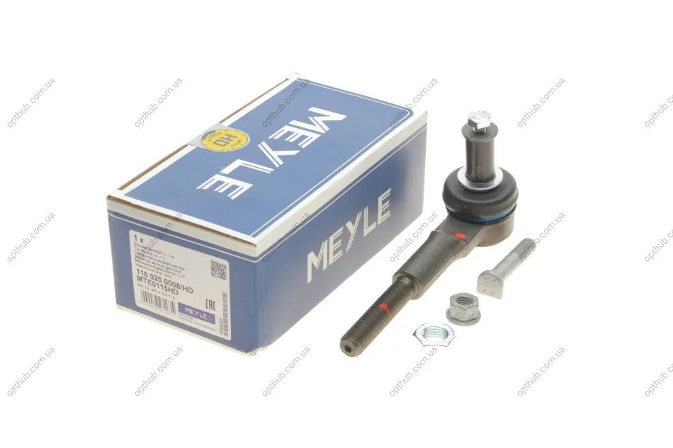 Накінечник рульової тяги AUDI A4, A6, SEAT EXEO, VW PASSAT 94- перед. міст (Вир-во) MEYLE 116 020 0008/HD (фото 1)