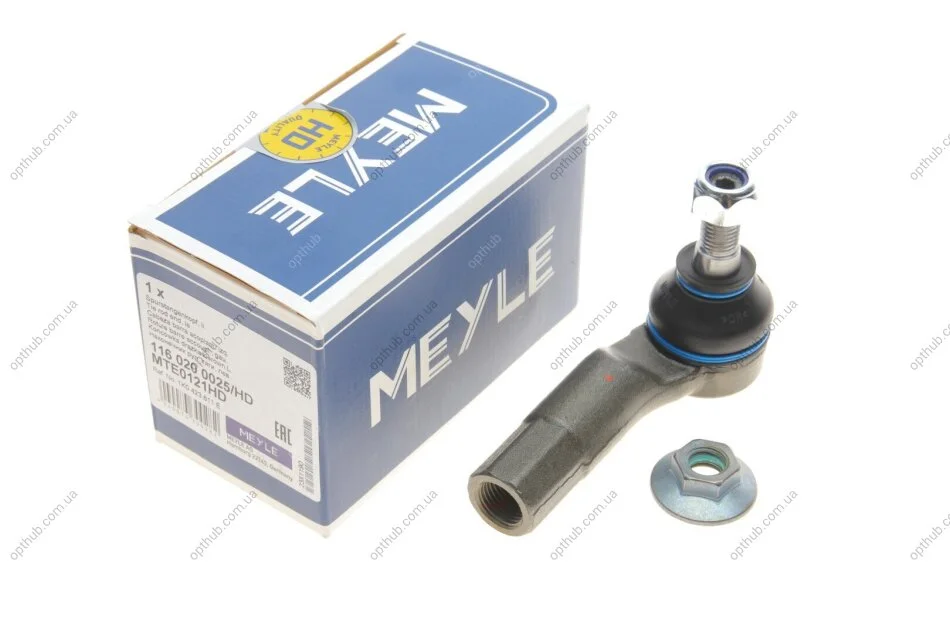 Наконечник тяги рульовой (L) Skoda Octavia II 04-13/SuperB/Yeti 09-17/VW Caddy III/Pa (opt-om) MEYLE 116 020 0025/HD (фото 1)