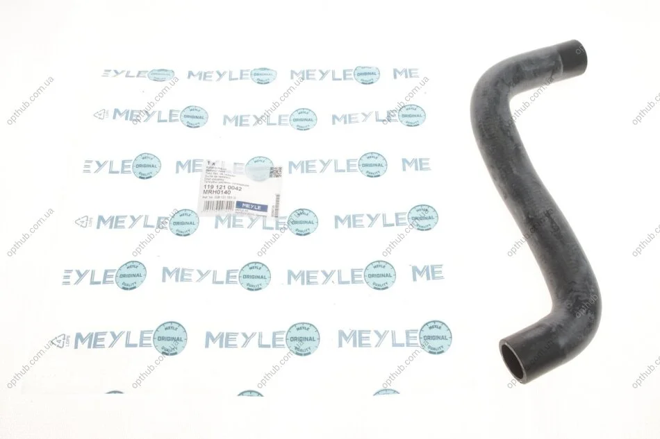 Патрубок радіатора VW T4 90-92 UA63 MEYLE 119 121 0042 (фото 1)