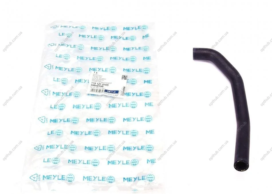 Патрубок радіатора Audi A4/A6 1.8 T 96-08 (opt-om) MEYLE 119 121 0165 (фото 1)