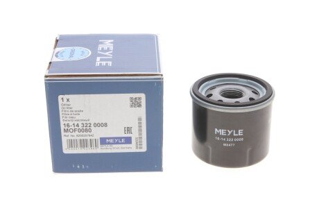 Фільтр масляний Renault Kangoo 1.2 97-09 (бензин) UA63 MEYLE 16-14 322 0008