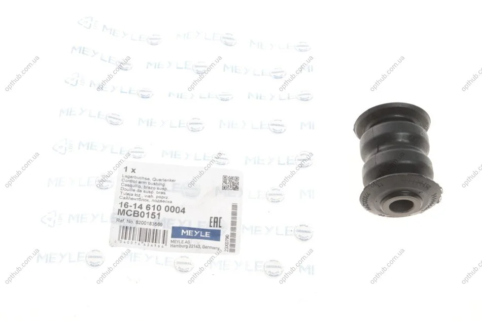 Сайлентблок важеля (переднього/спереду) Nissan Micra/Note 06- UA63 MEYLE 16-14 610 0004 (фото 1)