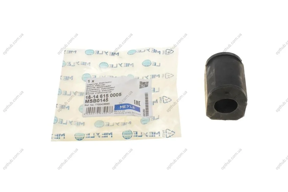 Втулка стабілізатора (переднього) Renault Megane/Scenic I (d=23mm) (opt-om) MEYLE 16-14 615 0005 (фото 1)