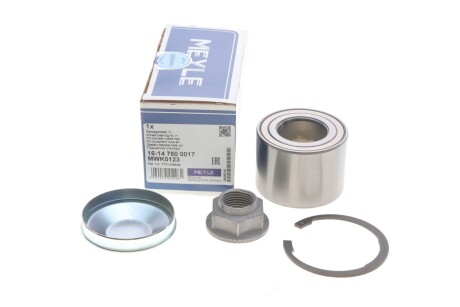 Підшипник маточини (задньої) Renault Trafic/Opel Vivaro 01- UA63 MEYLE 16-14 750 0017