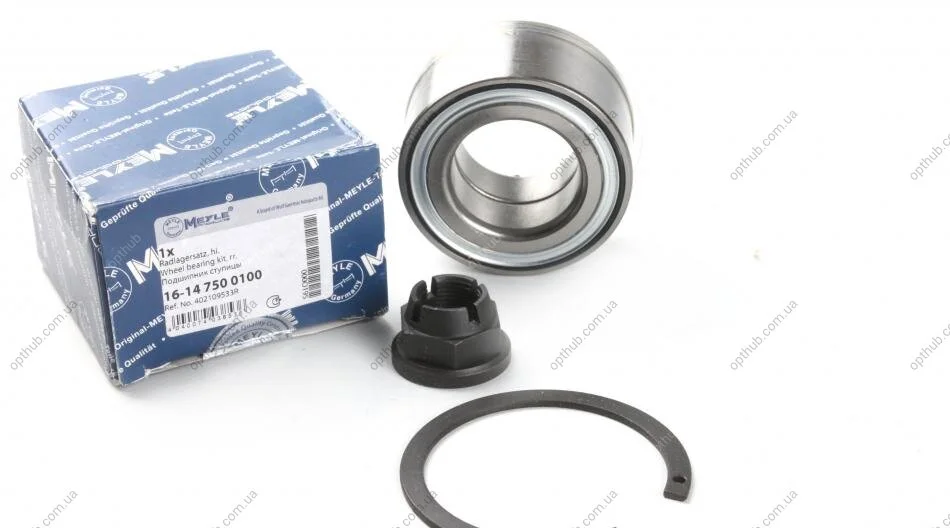 Підшипник маточини (задньої) Dacia Duster 4x4 1.5dCi/1.6 10- (42х77х39.5) (opt-om) MEYLE 16-14 750 0100 (фото 1)