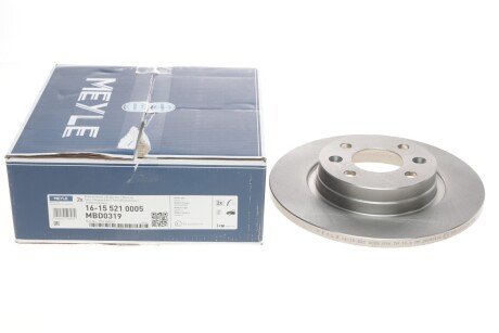 Диск гальмівний (передній) Renault Logan 04- (259x12) UA63 MEYLE 16-15 521 0005