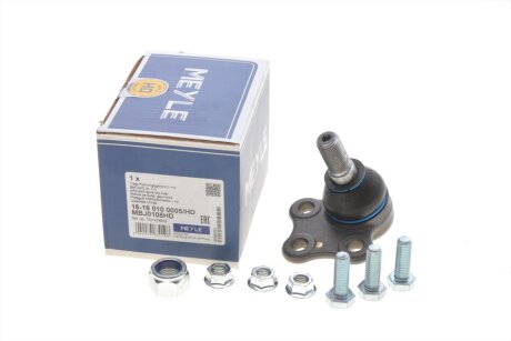 Опора кульова OPEL VIVARO, NISSAN PRIMASTAR, RENAULT TRAFIC II 01 перед. міст низ 16-16 010 000 MEYLE 16-16 010 0005/HD