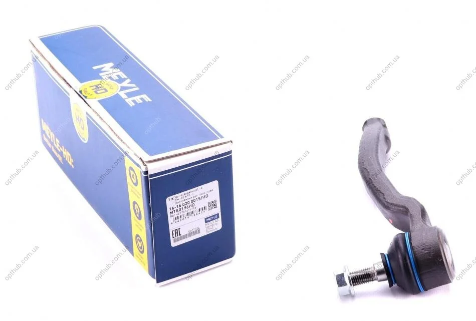 Наконечник тяги рульової (R) Renault Megane II 1.5dCi/1.9dCi 03- UA63 MEYLE 16-16 020 0015/HD (фото 1)