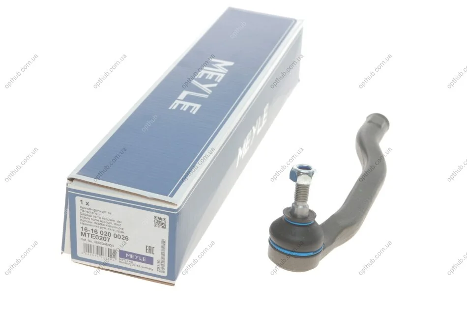 Наконечник тяги рульової (R) Renault Megane III 1.5dCi/1.6 16V 08- UA63 MEYLE 16-16 020 0026 (фото 1)