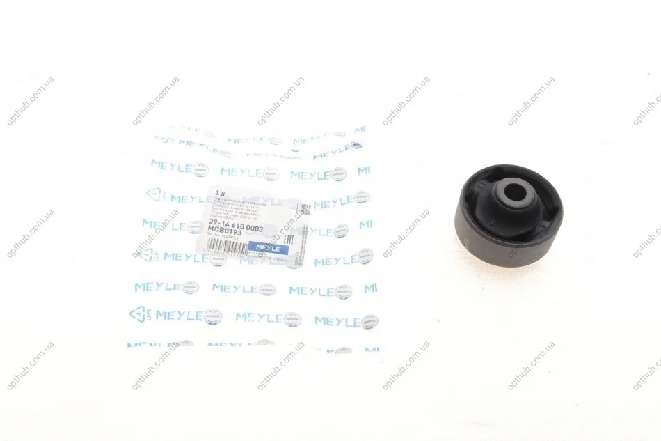 Сайлентблок важеля (переднього/ззаду) Chevrolet Aveo/Daewoo Kalos 1.2/1.2LPG/1.4 02- UA63 MEYLE 29-14 610 0003 (фото 1)