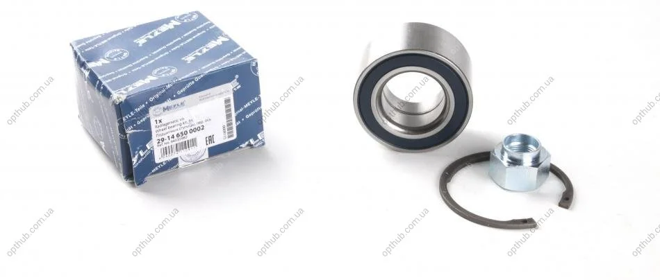 Підшипник маточини (передньої) Daewoo Nubira 03- (39x74x39) UA63 MEYLE 29-14 650 0002 (фото 1)