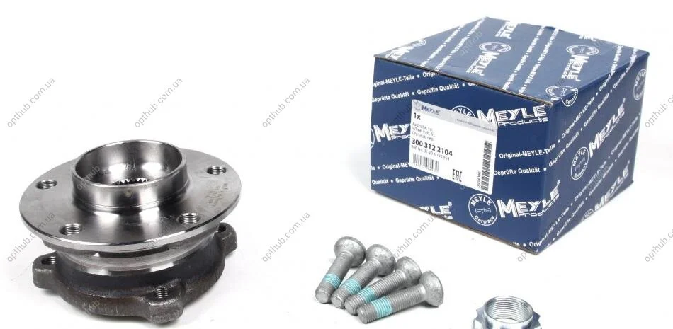Підшипник маточини (передньої) BMW X5 (E70/F15/F85)/X6 (E71/E72/F16/F86) 2.0D-4.8 06- (opt-om) MEYLE 300 312 2104 (фото 1)
