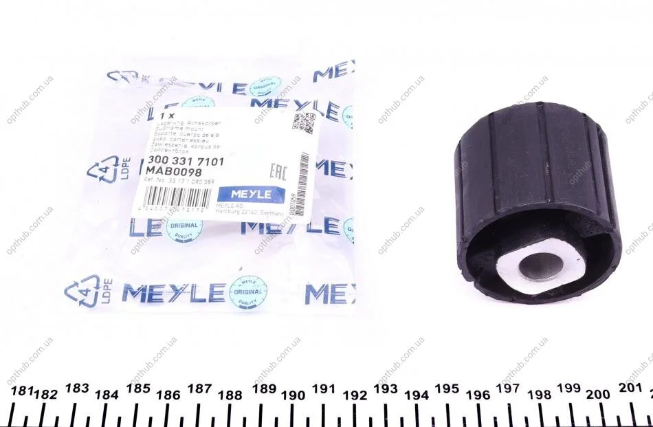 Сайлентблок балки (задньой/спереду) BMW 5 (E39)/7 (E38) 94-04 (opt-om) MEYLE 300 331 7101 (фото 1)