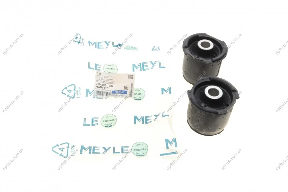 Сайлентблок балки (задньої/ззаду) BMW 3 (E36) 90-98 (к-кт 2шт.) (opt-om) MEYLE 300 333 1906 (фото 1)