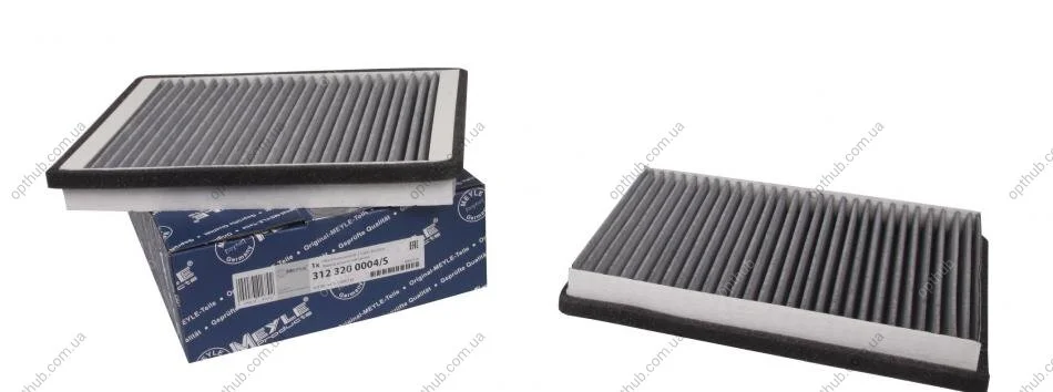 Фільтр салону BMW 5 (E39) 96-00 (вугільний) (к-кт 2шт) UA63 MEYLE 312 320 0004/S (фото 1)