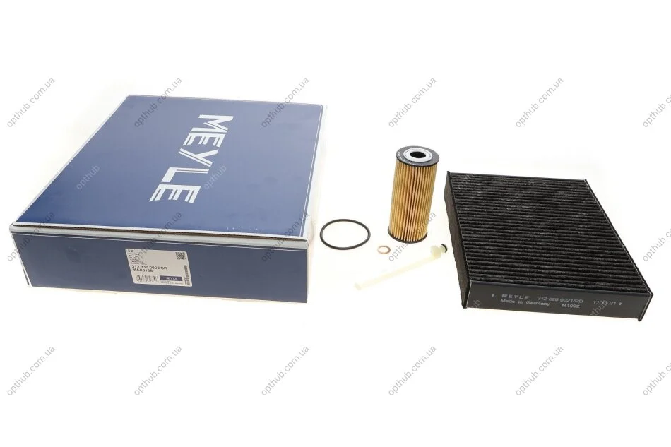 Комплект фільтрів BMW 3 (F30/F80) 11-18 B38/B46/B47/B48/N47 (масляний/салон вугільн.) UA63 MEYLE 312 330 0002/SK (фото 1)