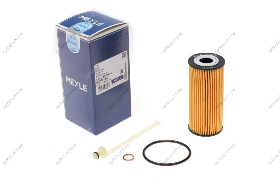 Фільтр масляний BMW 3 (E90-E93/F30/F80)/4 (F32)/5 (F10/F18)/7 (F01-F04)/X5 (F15/F85) 10- UA63 MEYLE 314 322 0004 (фото 1)