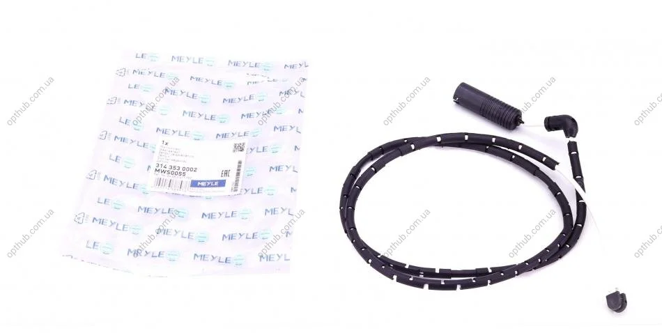 Датчик зносу гальмівних колодок (задніх) BMW X3 (E83) 03-08 (opt-om) MEYLE 314 353 0002 (фото 1)