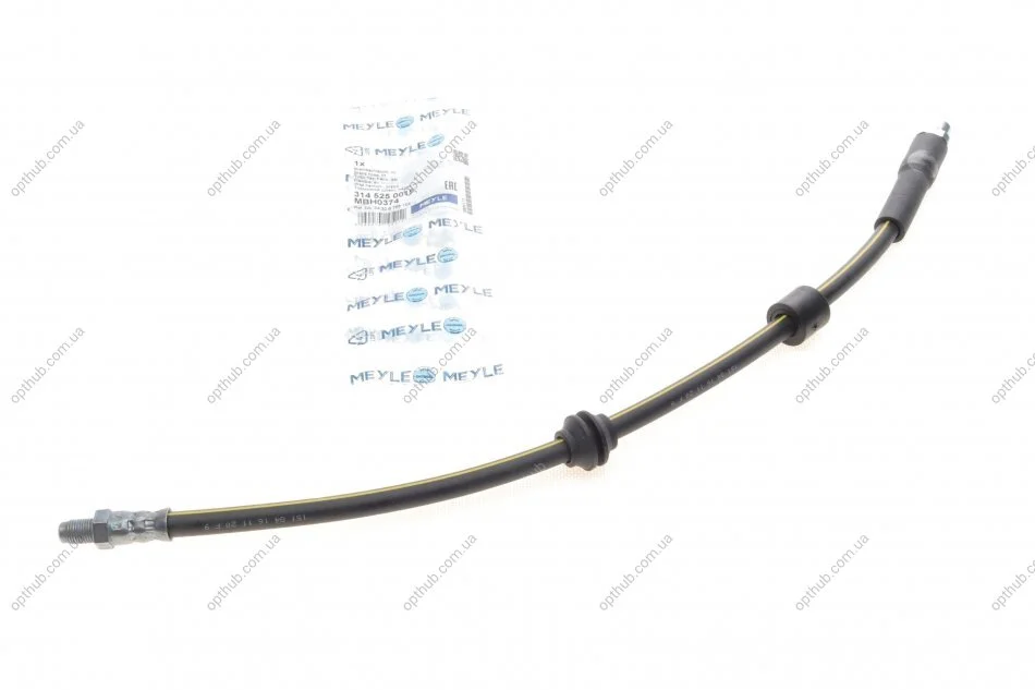 Шланг гальмівний (передній) BMW 5 (E60) 06-10 (L=520mm) M57/N53 (opt-om) MEYLE 314 525 0015 (фото 1)
