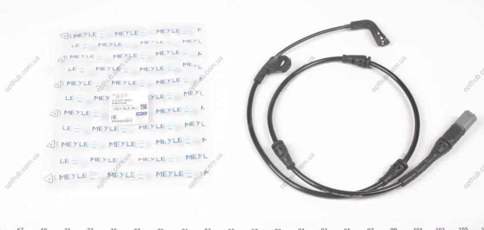 Датчик зносу гальмівних колодок (передніх) BMW X5 (E70)/X6 (E71/E72) 3.0/3.0D 07- (opt-om) MEYLE 314 527 0003 (фото 1)