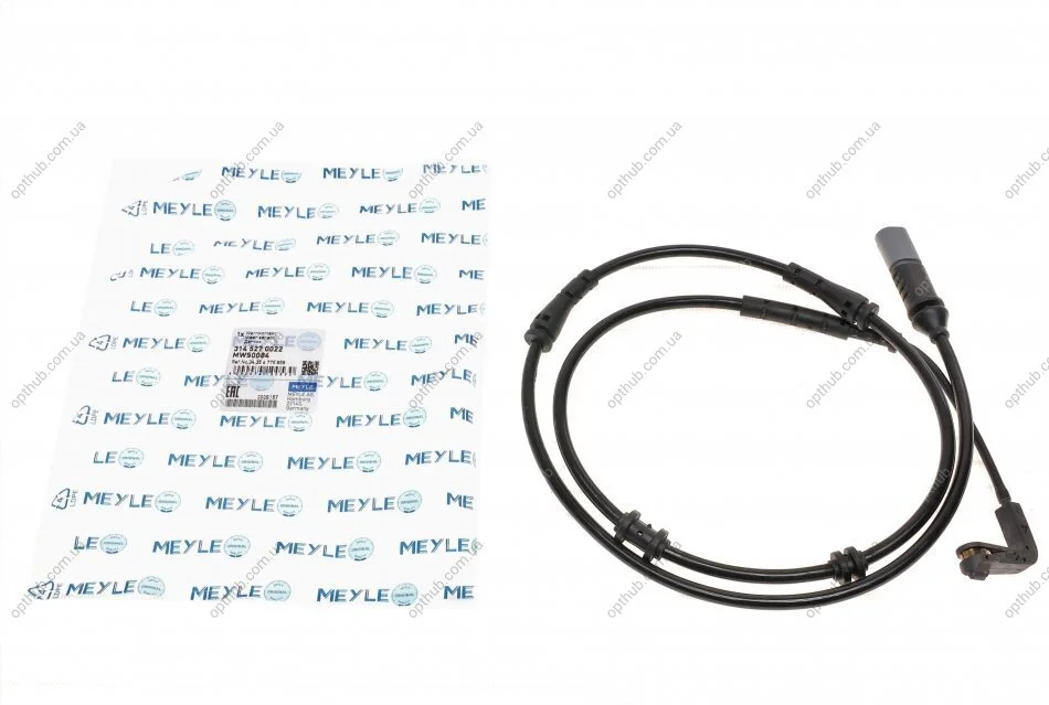 Датчик зносу гальмівних колодок (задніх) BMW 7 (F01-F04) 08-15 (opt-om) MEYLE 314 527 0022 (фото 1)