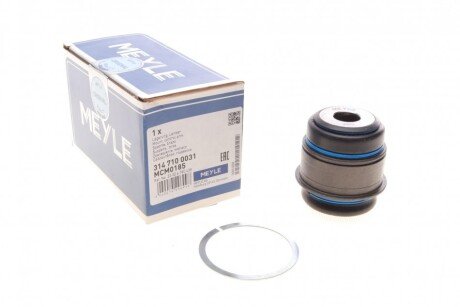 Сайлентблок важеля (заднього/знизу) BMW 5 (F07/F10)/7 (F01/F02/F03/F04) 08-18 (з захисни (opt-om) MEYLE 314 710 0031