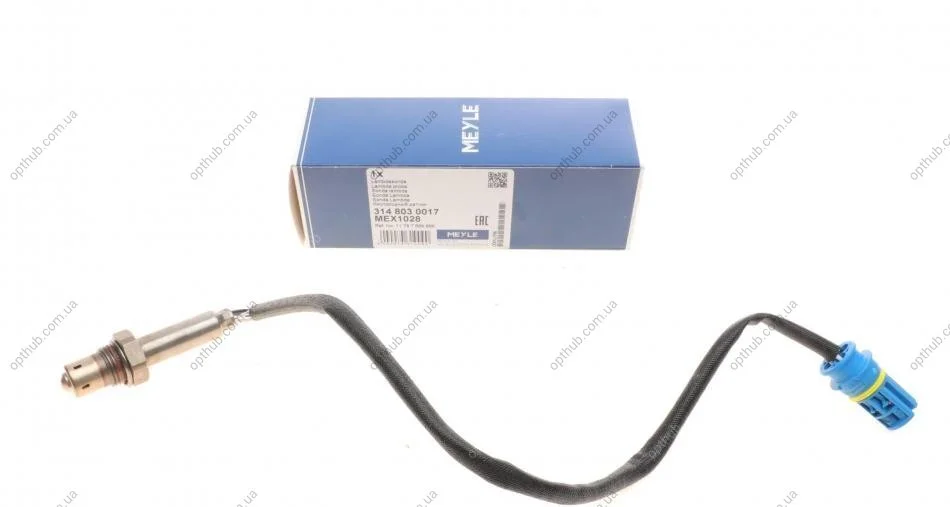 Лямбда зонд BMW 3 (E90)/5 (E60)/6 (E63)/7 (E65/E66/E67)/X1 (E84) 04-15 (opt-om) MEYLE 314 803 0017 (фото 1)
