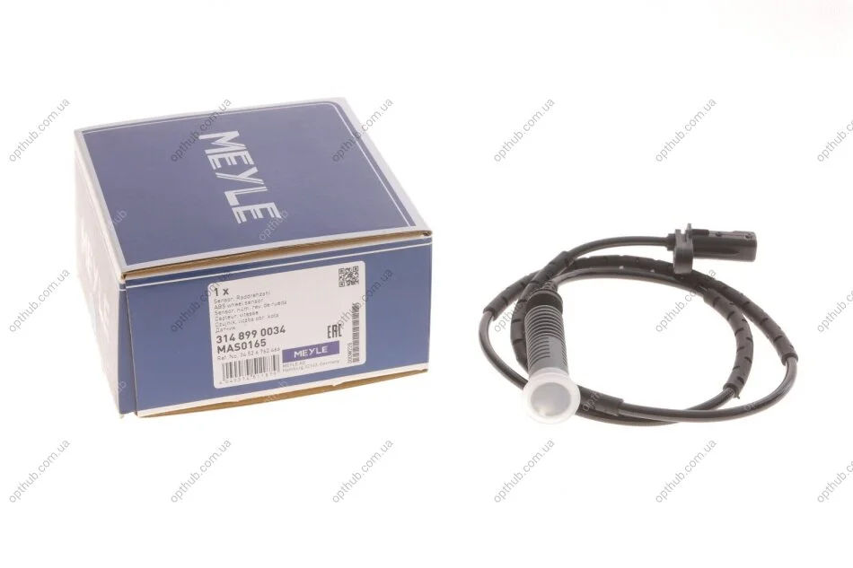 Датчик ABS (задній) BMW 1 (E81/E87)/3 (E90/E91) 04-11 M47/N43/N45/N46/N47 (opt-om) MEYLE 314 899 0034 (фото 1)