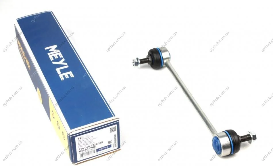 Тяга стабілізатора BMW 3-6(E24-E36) 77-99 перед. міст (Вир-во) MEYLE 316 060 4322/HD (фото 1)