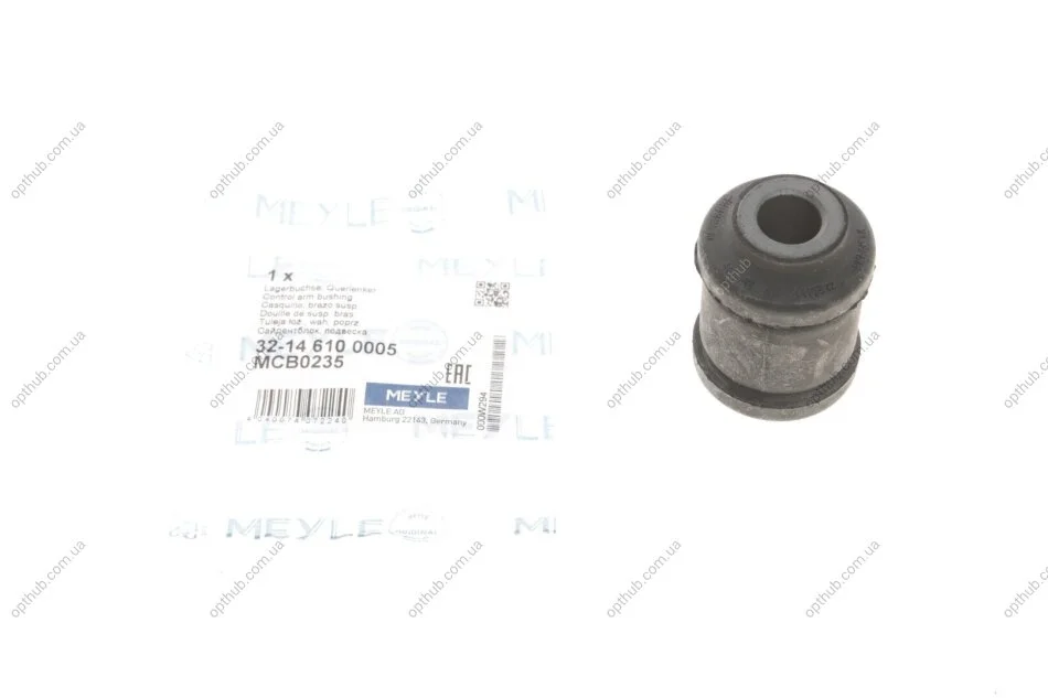 Сайлентблок важеля MITSUBISHI ASX, LANCER VIII, PEUGEOT 4007 06 - перед. міст низ (Вир-во) 32-14 610 000 MEYLE 32-14 610 0005 (фото 1)