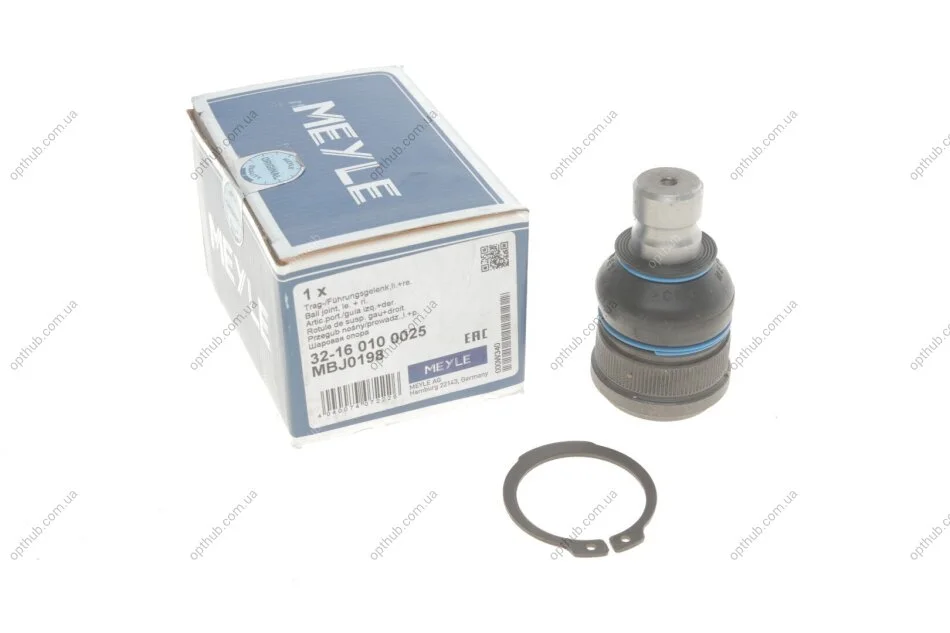 Опора кульова CITROEN C-CROSSER, MITSUBISHI ASX, PEUGEOT 4007 06-перед. міст низ (Вир-во) C.I.U MEYLE 32-16 010 0025 (фото 1)