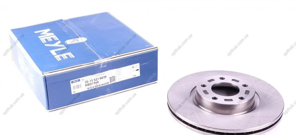 Диск гальмівний (передній) Mazda 3/5 03-11 (300x25) UA63 MEYLE 35-15 521 0039 (фото 1)