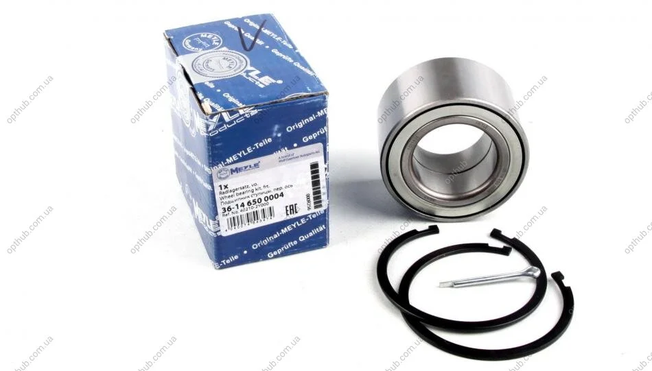 Підшипник маточини (передньої) Nissan Almera Tino 00-/Primera 2 02-/X-Trail 01-07 (43х (opt-om) MEYLE 36-14 650 0004 (фото 1)