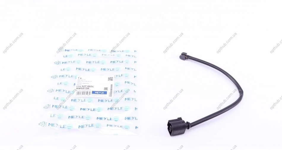 Датчик зносу гальмівних колодок (передніх) Porsche Cayenne/VW Touareg 10- (opt-om) MEYLE 414 527 0024 (фото 1)