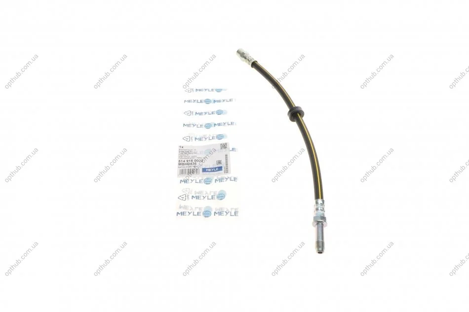 Шланг гальмівний (передній) Seat Toledo I/Volvo S60 I/S80 I/V70 II (L=320mm) 91-10 UA63 MEYLE 514 916 0002 (фото 1)