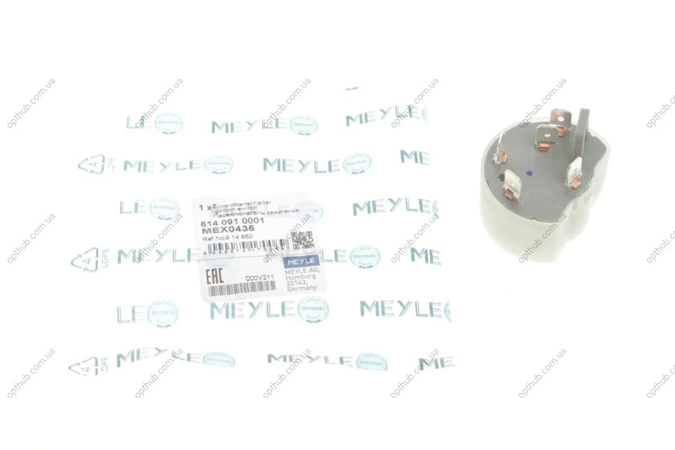 Контактная группа Opel Combo 1.7 D 94-01 (5 контакт) UA63 MEYLE 614 091 0001 (фото 1)