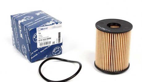 Фільтр масляний Opel Astra H/Combo/Corsa C/D/E/Fiat Doblo/Fiorino 1.3JTD/ CDTI 04- (opt-om) MEYLE 614 322 0006