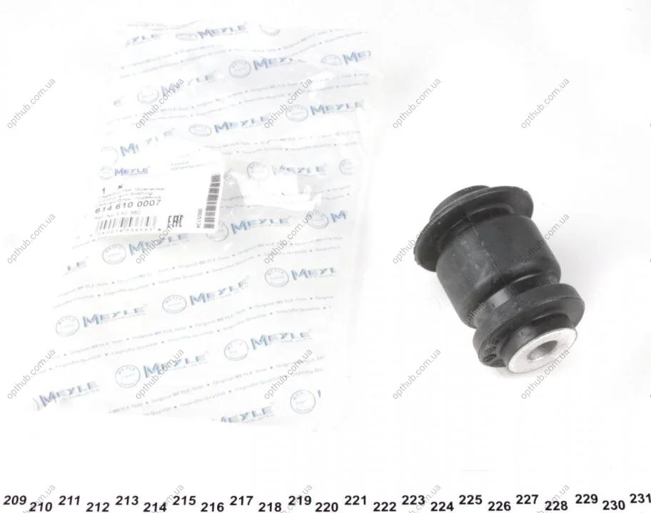 Сайлентблок рычага (переднего/снизу)) Citroen Nemo 08-/Fiat Doblo 10- UA63 MEYLE 614 610 0007 (фото 1)