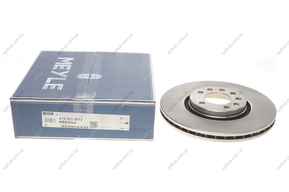 Диск гальмивний (передний) Opel Astra G/H/Corsa E/Meriva 00- (308x25) UA63 MEYLE 615 521 0013 (фото 1)